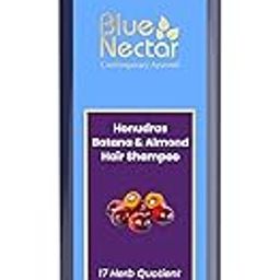 Blue Nectar Batana Hair Shampoo for Fuller & Stronger Hair | Organic Shampoo for Dry, Frizzy, Curly, and Wavy Hair | Redensyl Alternate | Shampoo for Women & Men (17 Herbs, 200ml)-picture-28