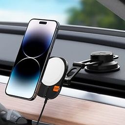 Spigen OneTap Pro 3 15W Apple-Certified MagSafe Car Mount Charger Designed for iPhone 14, 13, 12 - Dashboard/Windshield/Touchscreen Mount-image-13