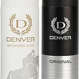 DENVER Black Code & Victor Deodorant - 200ML Each (Combo Pack of 2) | Long Lasting Deo Body Spray - For Men-18