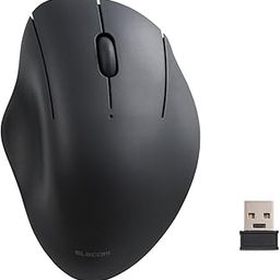 Elecom M-SH10MBSKXBK Mouse SHELLPHA Wireless Multi, 3 Buttons, Medium, Antibacterial, Quiet Design, Black-27