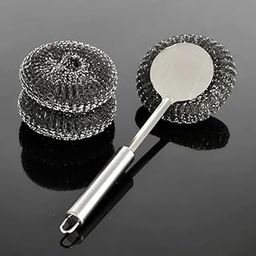 Brahmani Store Stainless Steel Scrubber for Utensils – Rust-Free, Heavy-Duty Cookware Cleaner for Pots, Pans, Tawas & Vessels | Kitchen Cleaning Pad (1 Piece)-image-49