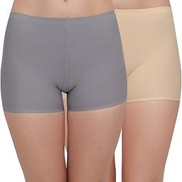 Women's Ice Silk Seamless Boyshort Panty, Free Size (Pack of 2)-image-59