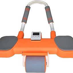 LEONATHLETIC Automatic Rebound Abs Exercise Roller Elbow Support - Core Strength Training Wheel Non Slip Double Wheels Ab Roller Fitness Equipment for Abs Workout Home Gym-1