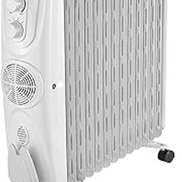 USHA 3811 F 2300-Watt Oil Filled Radiator (Silver & Black)-picture-13