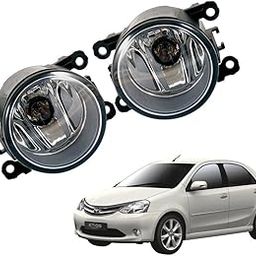 Kozdiko Car Fog Lamp Lights for Toyota Etios (2010- Present) Set of 2 Pcs-image-91