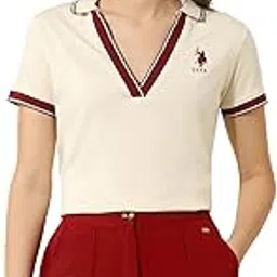 u.s. polo assn. Women's Cotton Regular Fit Polo Shirt-picture-6