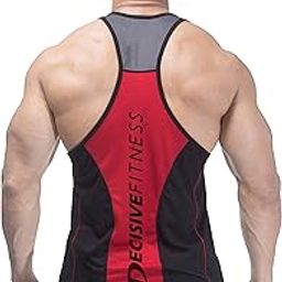Fitness Designer Gym Stringer Vest, Gym Vest, Racer Y Back, Sports Tank Tops, Sando for Men-image-28