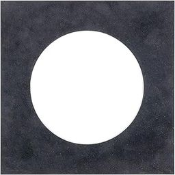 12x12 Mat Bevel Cut for 8x8 Photos - Precut Black Suede Circle Shaped Photo Mat Board Opening - Acid Free Matte to Protect Your Pictures - Bevel Cut for Family Photos, Pack of 1 Matboard-image-28