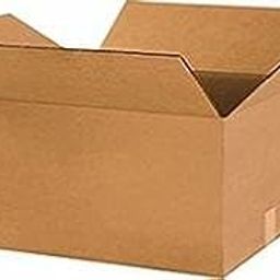 BonKaso Blueprint Premium Eco-friendly 5 Ply Corrugated Packing Box for Secure Shipping, Moving, Courier & Goods Transportation, Brown, 27x13x14 Inches - (Pack of 4)-28