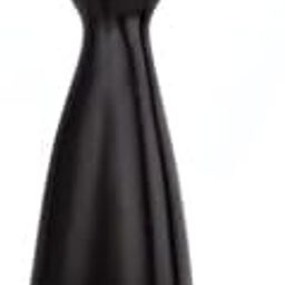 URBAN SENSE | Triangular Bottle vase Bottle Shape Flower Vase Money Plant vase for Home Decor | Vase for Home Decor | Room Decor Items | Home Centre Decor Items (Matte Black, Single)-image-83