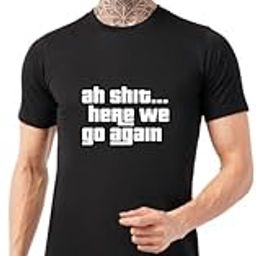 Men's Graphic Printed 180 GSM Round Neck Cotton T-Shirt – Soft & Breathable Regular Fit Casual Wear for Daily Use – Half Sleeve Solid Tshirts-image-95