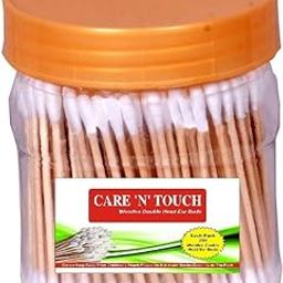 CARE N TOUCH Wooden Ear Wax Cleaning Buds 250 BOX Buds Multipurpose Cotton Swabs for Personal Care NATURAL ECO-FRIENDLY BAMBOO EARBUDS, Q-TIPS,-image-35