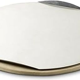 Weber Original Round Pizza Stone with Baking Tray (26 cm, Brown)-image-55