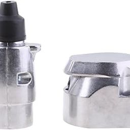 Ubervia Aluminium 7 Way Trailer Plug Socket Light Connecting Male Female-image-38
