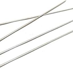 QYNSIK Special Aluminium Knitting Needles - Sizes 6, 7 & 8, 25 cm Length, Multicolored (Set of 3 Pairs) - Perfect for Crafting Woolen Artifacts-image-65