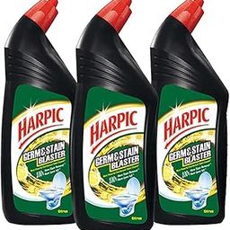 Harpic Germ & Stain Blaster Disinfectant Toilet Cleaner Liquid, Citrus - 750 ml (Pack of 3) | Suitable for Toilet Bowls-image-66