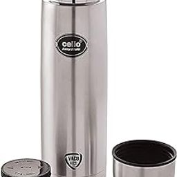 Cello Easy Style Stainless Steel Flask, 350ml, Silver-22