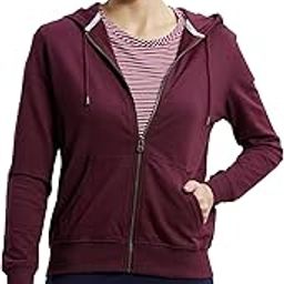 AW30 Women's Super Combed Cotton French Terry Fabric Hoodie Jacket with Side Pockets-image-18