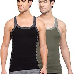 Men's Round Neck Solid Vest, Premium Super Soft Cotton, Ultra Light (Combo Pack)-image-30