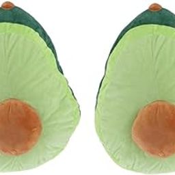 LICHTS® 2pcs Avocado Style Pillow Cushion Throw Pillow Home Stuffed Toys|Home & Garden | Home Decor| Pillows-image-56