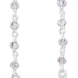 Silvertree925 Fashionable Beaded Smoky Quartz Earrings in PURE Sterling Silver for Women & Girls (ST975)-image-9