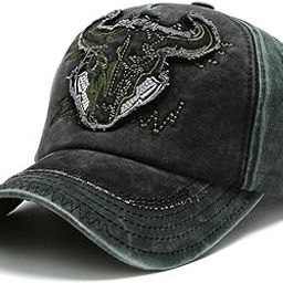 Alexvyan Green Bull Printed Cotton Men Sun Visor Cap Baseball Adjustable Sport Summer Cap for Golf Tennis Cricket Cycling Running Gym Cap- Sun UV Protection.-image-26