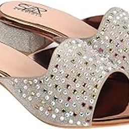 Comfortable Pump For Women | Pu Material | Copper Color | Size : 6-image-61