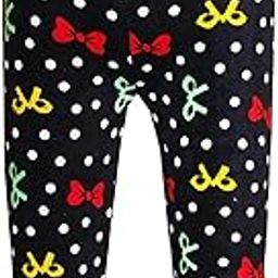 kids Girls & Boy's ankle length printed velvet legging/capri (Multicolour)-21