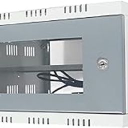 TUNC 3U CCTV DVR Rack/Server/NVR/Network Protector Rack Transparent Glass Door with 3 Power Socket Plug Cabinet Box Metal (3U Size-40cm X 40cm X 20cm)-image-70