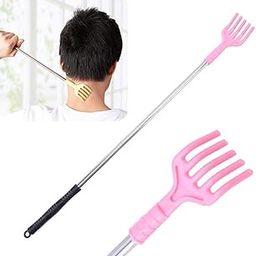 MORAL khujali Hand Plastic Back Scratcher with Back Massager, Itching Stick Quantity - 2-image-36