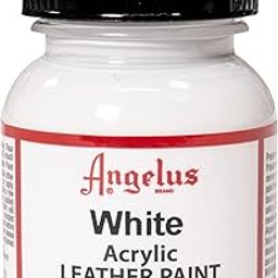 Angelus Angelus Brand Acrylic Leather Paint Water Resistant 1 oz - Select Your Color (#5 White)-image-67