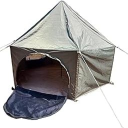 HEMSHRI Hexagonal Camping Tent for 4 Person Waterproof Foldable Portable Backpacking Tent for Trekking Hiking and Picnic-image-3