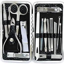SIXPLUS Manicure Pedicure Nail Tools With Leather Case Color May Vary, 16 Pcs-image-78