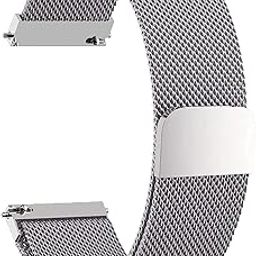HUMBLE Stainless Steel 19mm Chain Strap with Magnetic Buckle Compatible with Noise Colorfit Pro 2, Boat Storm Smart Watch & Watches with 19mm Lugs.-16