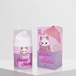 MEOW MEOW "Kids Skin Umbrella" SPF 50 Sun Defense | Gentle, Mineral-Based Protection for Kids | Fragrance-Free, Non-Greasy, Hydrating | Strong Protection for Outdoor Activities 50ml (Daily Use)-46