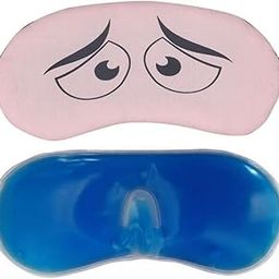KWENZY Premium Reusable Cooling Gel Eye Mask For Sleeping - Hot & Cold Therapy For Puffy Eyes, Dark Circles, Headache Relief, Eye Strain - Adjustable Strap, Soft Fabric Backing, Ideal For Travel, Meditation & Relaxation - Unisex Sleep Aid Mask For Men & Women (Pink)-28