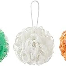 IKEA ÅBYÅN Body puff, set of 3, orange/green/white-42