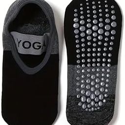Comfortable Yoga Socks With Toe Ankle Grip And Silica Gel Particles For Sport Exercise, Fitness & Home Use Women Summer Cotton Sweat Slip Sock (1Set)-30