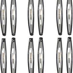 Ghelonadi Women Hair Clips Metal Oval Tik Tak Hairpins Hair Clips Barrettes for Girls Hair Styling Pins Black-Color 6 Jodi-image-35