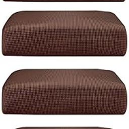 STYLEHEAVEN 4pcs Sofa Futon Seat Pad Cover Couch Slipcover Protector Light Brown Size S|Home & Garden|Furniture|Slipcovers-image-79