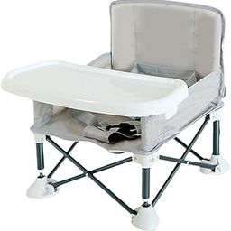 BNF Baby Seat Booster Foldable Portable Feeding Chair for Seaside Picnic Camping Gray | Baby | Feeding | High Chairs-image-95