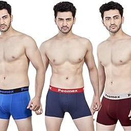 Men's Cotton Trunk's - Pack of 3 (Elegant Trunk - Boxer) Multicolour-picture-14