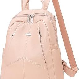 Anti-Theft Cross Leather Backpack & Purse for Women | Shoulder Bag for Women and Girls | College Bag for Girls | Multipurpose Travel Bag | Durable | Convertible-image-98