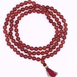 SHIVALOKA Red Hakik Mala (Agate Stone) | 108+1 Beads | 6.50 mm Bead Size | Natural Healing Stone Beads Mala | for Men and Women (Regular Wear and Japa)-image-16