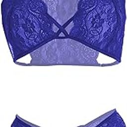 Sexy Lace Lingerie Set for Women – Hot Bra and Thong Panty Babydoll Night Dress – Stylish Bikini Fantasy Honeymoon Outfit for Valentine-image-95