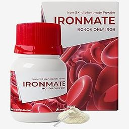 Ironmate Powder High Stamina Iron Supplement for Workout & Athletics | Consume Directly or Blend with Food / Drink / Workout Formula I Patent-Filed Clinically Proven I Small Dose I Max Absorption | 2 Months' Pack I First-of-its-Kind Waterless Formula-28