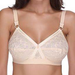 Cross Chiken Cotton Full Coverage Non-Padded Non-Wired Everyday Bra for Women-image-22