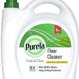 Purela Floor Cleaner Liquid 5L, Repels Cockroaches & Ants, Removes Stains & Pet Odour, Child Safe, Pet Friendly Disinfectant liquid 5L (Neem)-image-4