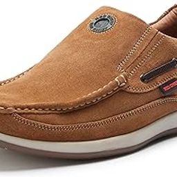Genuine Leather Classic Slip On | Casual Shoes for Men | RC3504 |TPR Sole-image-56
