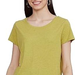 Women's Polyester Regular Fit T-Shirt-image-117
